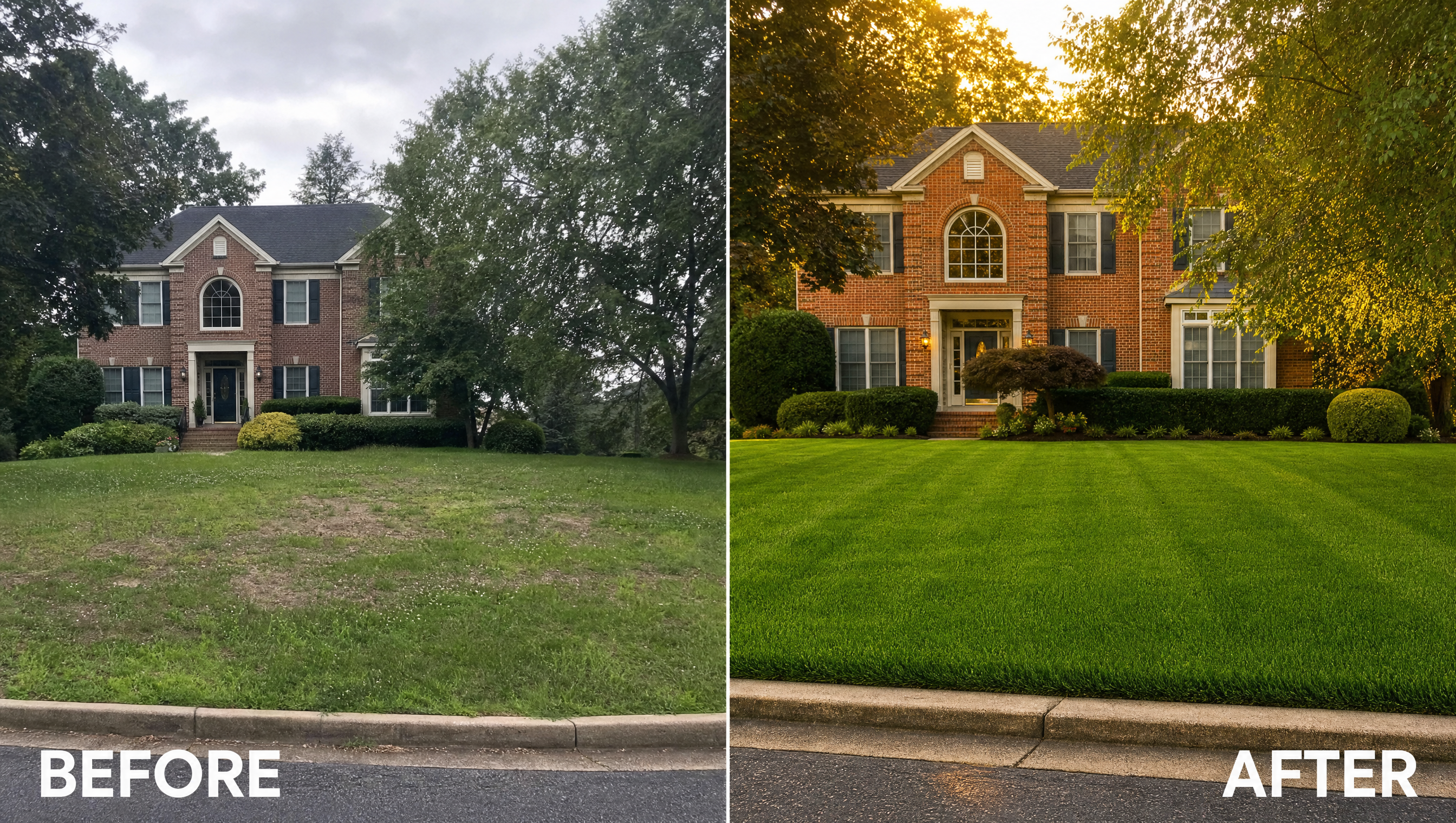 Before & After — Lawn Care